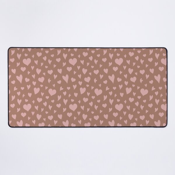Item preview, Love Hearts Pattern - Mocha Rose designed and sold by Daniel Bevis Design.