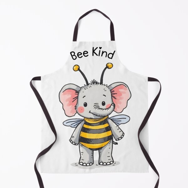 Item preview, Bumble Bee Kind Elephant designed and sold by Inkwell Studio Designs.