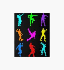 FORTNITE Emote Colorful Art Board