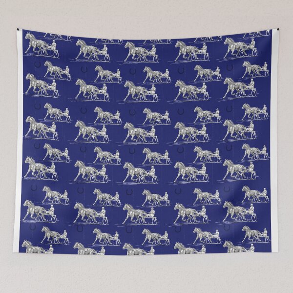 Item preview, Horse and Carriage Pattern Design Print designed and sold by S Schwartz Studio.