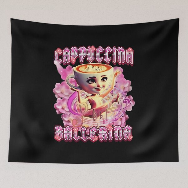 Item preview, Branrot Cappuccina Ballerina Cute Coffee Fairy Pink Fantasy designed and sold by jotaro210.