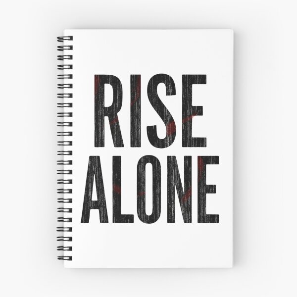 Item preview, Rise Alone Grunge Bold Motivation Design designed and sold by Happyfreedom.