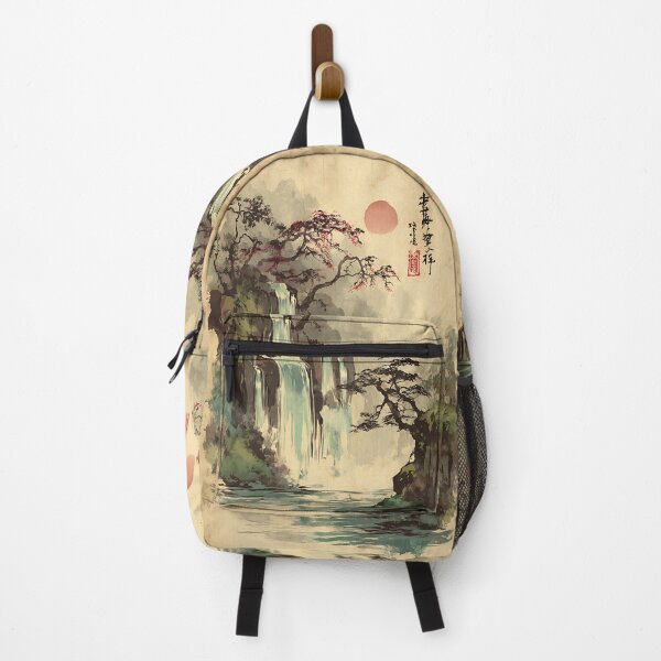 Item preview, Peaceful Japanese Waterfall designed and sold by bapupa.