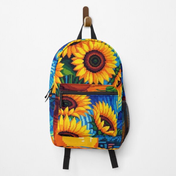 Item preview, Pixel Art Sunflowers – Retro 16-Bit Van Gogh Tee designed and sold by Cherry Peony.