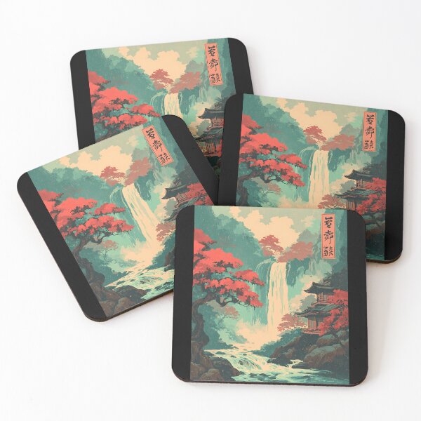 Item preview, Serene Japanese Waterfall designed and sold by bapupa.