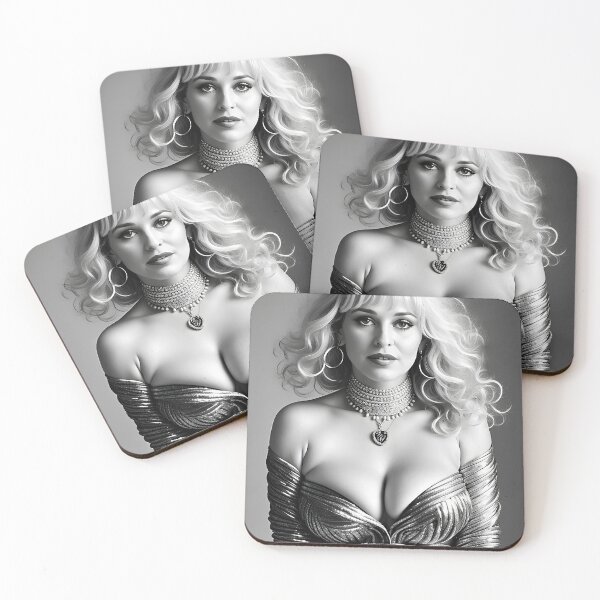 Item preview, Elegant Glamour in Black & White designed and sold by erotica-ai.