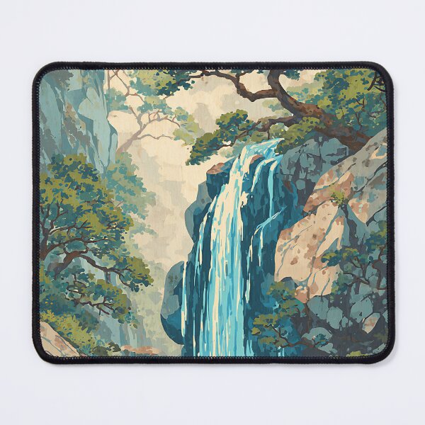 Item preview, The Beauty of Japanese Waterfall designed and sold by bapupa.