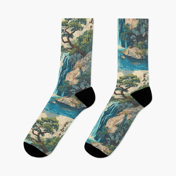 Item preview, The Beauty of Japanese Waterfall designed and sold by bapupa.