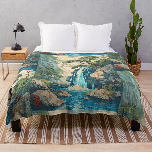 Item preview, The Beauty of Japanese Waterfall designed and sold by bapupa.