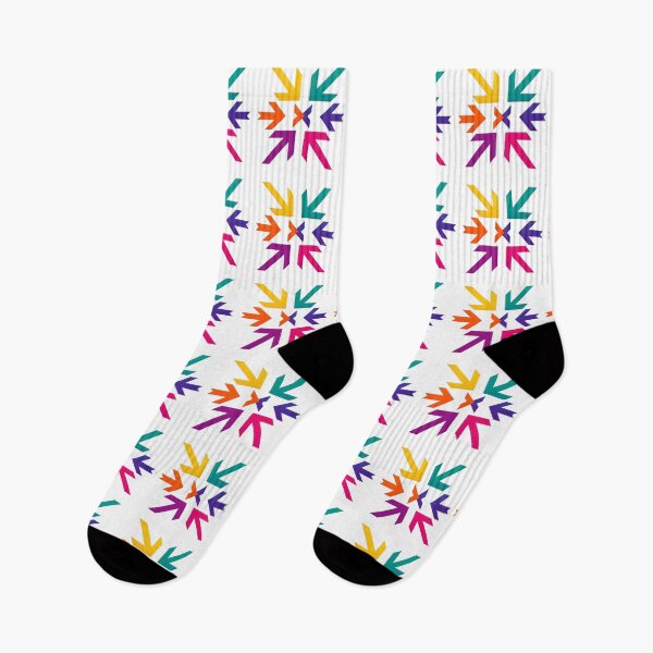 Item preview, Neon Arrow Glow – Colorful Abstract Pattern designed and sold by seoheefeliz.