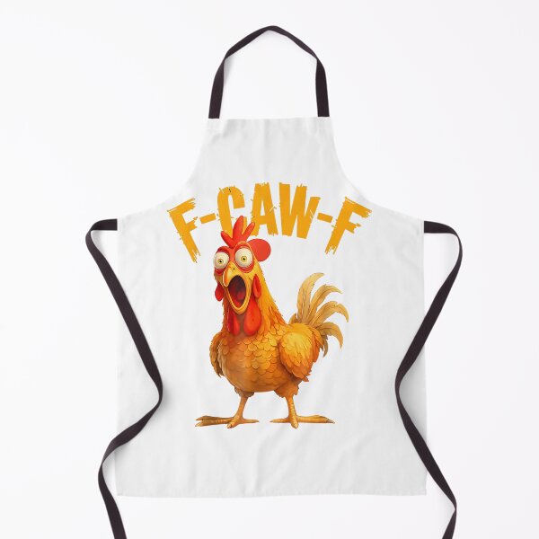 Item preview, F-Caw-F Funny Chicken Humor Quote Meme  designed and sold by PugPuppyLife.