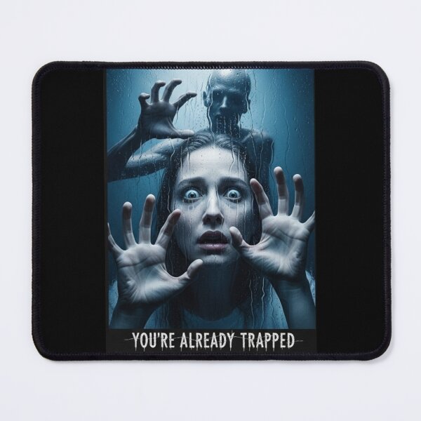 Item preview, You’re Already Trapped – Psychological Horror Glass Scene Design designed and sold by InkwildStudio.