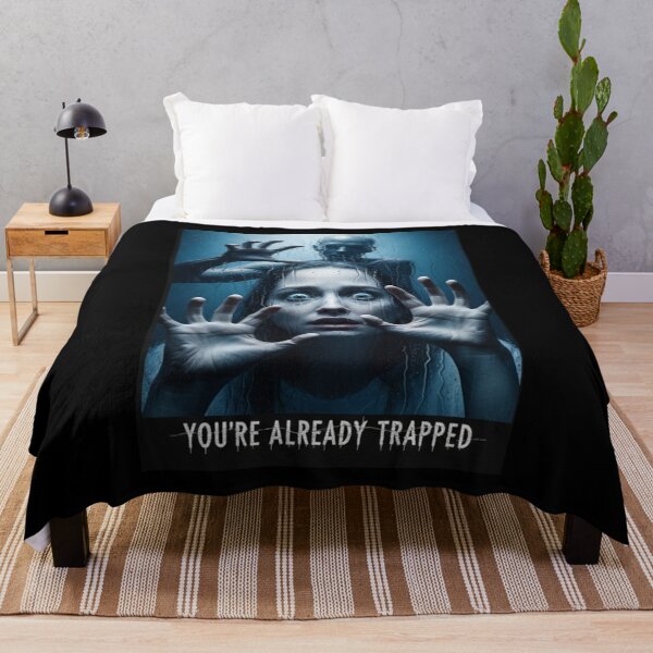 Item preview, You’re Already Trapped – Psychological Horror Glass Scene Design designed and sold by InkwildStudio.
