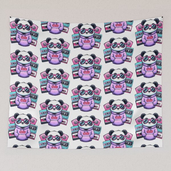 Item preview, Panda DJ Kawaii designed and sold by Carla Tenllado Reyes.