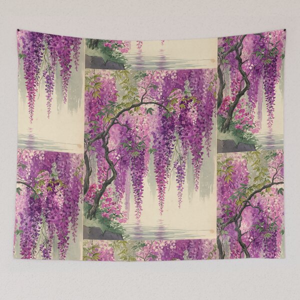 Item preview, Elegant Japanese Wisteria Art designed and sold by bapupa.