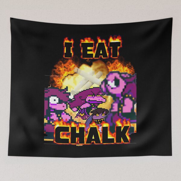 Item preview,  I Eat Chalk Susie Deltarune designed and sold by ANTAUNRAND.