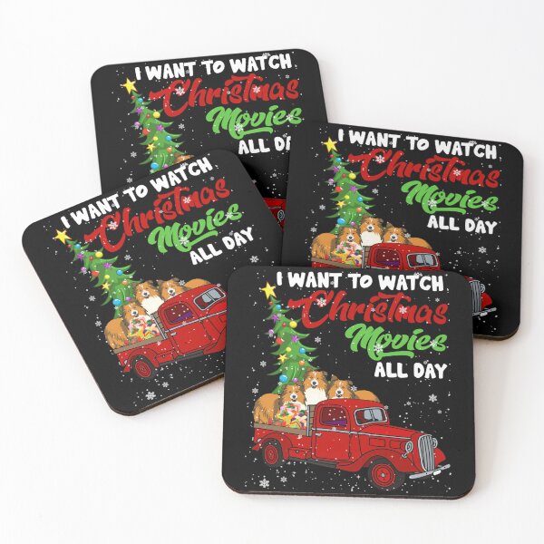 Item preview, Christmas Movies Funny Sheltie Movies Red Truck Christmas designed and sold by rexalexisdoy.