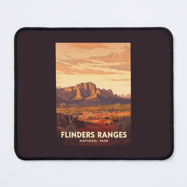Item preview, A Vintage Illustration of Flinders Ranges National Park - Australia designed and sold by GoodOldVintage.