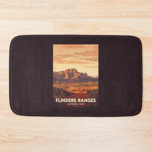 Item preview, A Vintage Illustration of Flinders Ranges National Park - Australia designed and sold by GoodOldVintage.