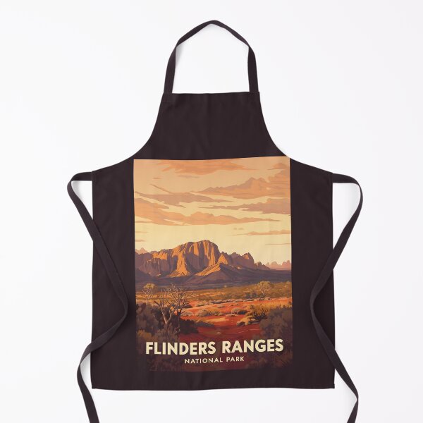 Item preview, A Vintage Illustration of Flinders Ranges National Park - Australia designed and sold by GoodOldVintage.