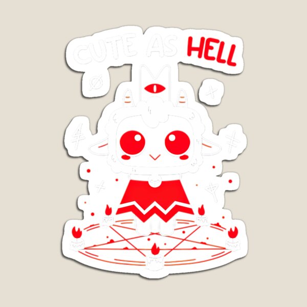 Item preview, Cute As Hell - Cult Of The Lamb designed and sold by EMMAHARREL.
