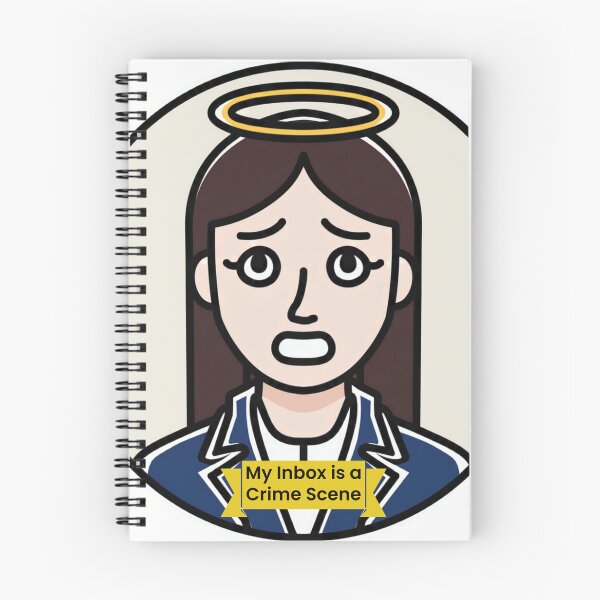 Aperçu de l'œuvre Ma boîte de réception est une scène de crime créée et vendue par The Cubicle Saint.