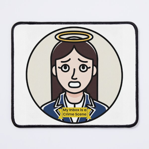 Item preview, My Inbox Is a Crime Scene designed and sold by The Cubicle Saint.