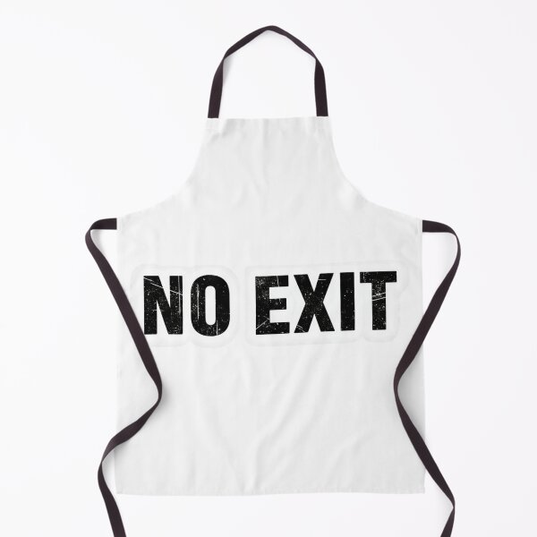 Item preview, No Exit Grunge Distressed Typography Graphic designed and sold by Happyfreedom.