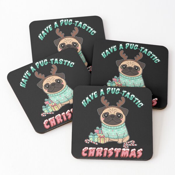 Item preview, Have a Pug-tastic Christmas designed and sold by Joyfulbits.