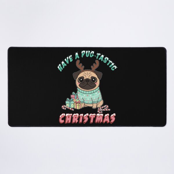 Item preview, Have a Pug-tastic Christmas designed and sold by Joyfulbits.