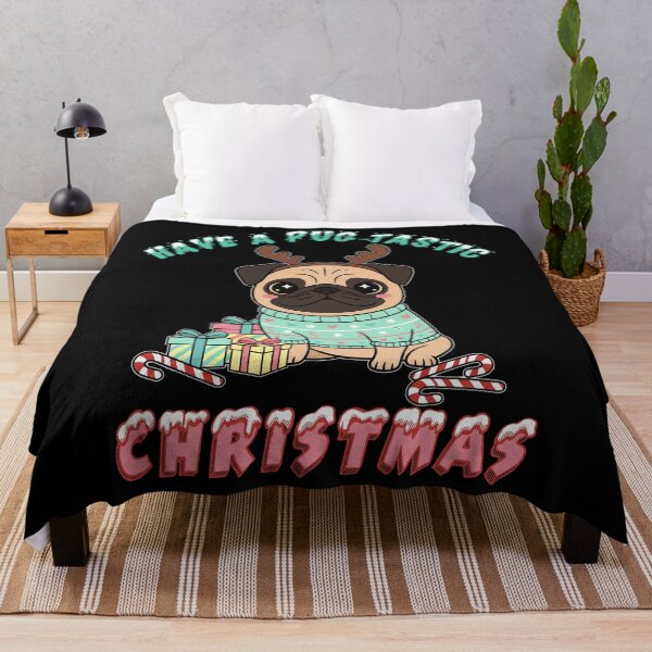 Item preview, Have a Pug-tastic Christmas designed and sold by Joyfulbits.