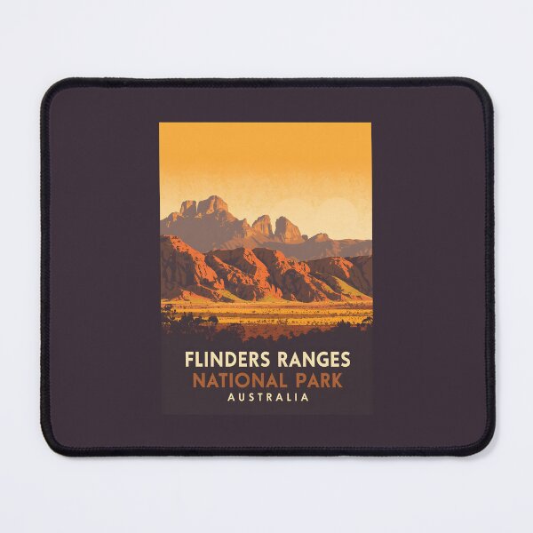 Item preview, A Vintage Illustration of Flinders Ranges National Park - Australia designed and sold by GoodOldVintage.