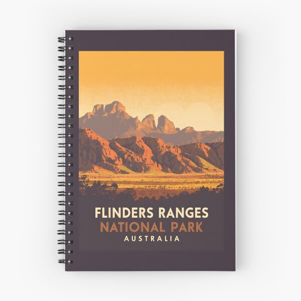 Item preview, A Vintage Illustration of Flinders Ranges National Park - Australia designed and sold by GoodOldVintage.