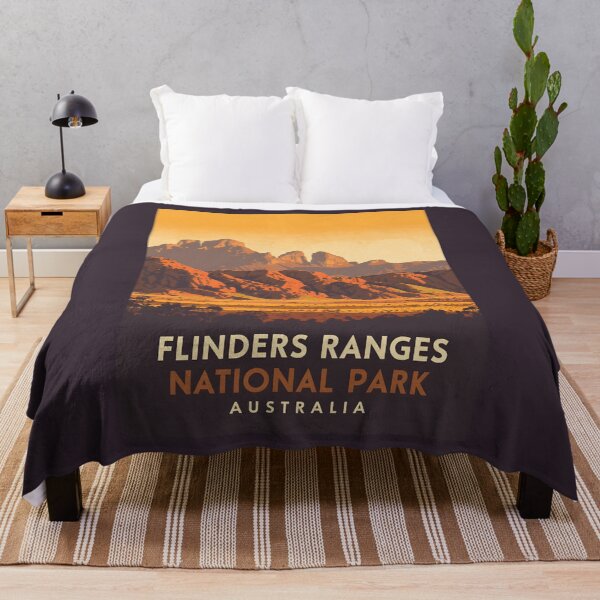 Item preview, A Vintage Illustration of Flinders Ranges National Park - Australia designed and sold by GoodOldVintage.