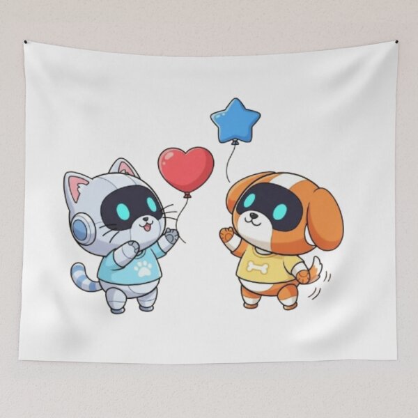Item preview, Cat and dog robots designed and sold by PP&RAINBOW SHOP.