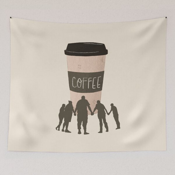 Item preview, Worship Coffee - Minimal Coffee Lovers Design designed and sold by Mirsh-design.