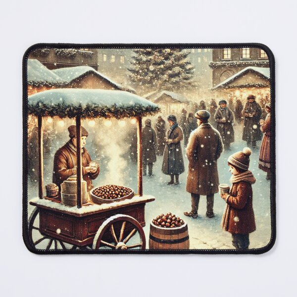 Item preview, Christmas market and Roasted chestnuts cart designed and sold by Meandmyshop.