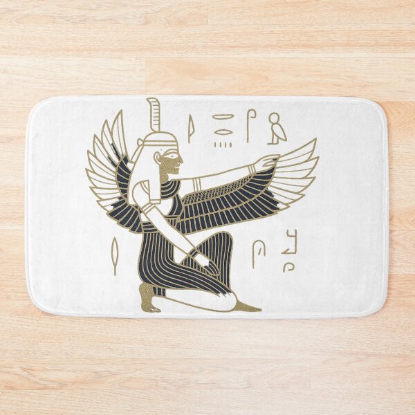 Item preview, Ancient Egyptian Goddess Isis Golden Wings Protection Sacred Mythology Art designed and sold by Eye Of Horus.