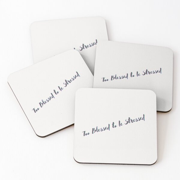 Item preview, Too Blessed to be Stressed-Daily inspirations designed and sold by LariLoDesigns.