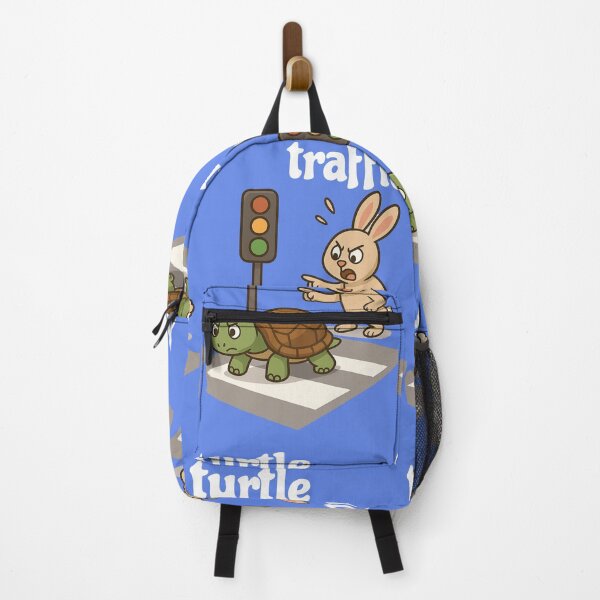 Item preview, Funny cartoon turtle and rabbit scene designed and sold by AJTees99.