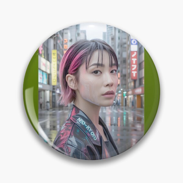 Item preview, Cyberpunk NeoKyoto Portrait designed and sold by RamosfaArt.