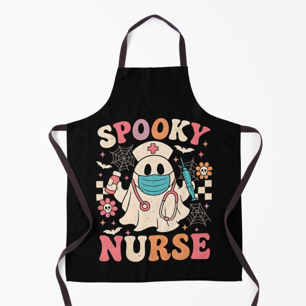 Item preview, Cute Ghost Nurse Halloween Graphic Retro Pastels designed and sold by Art2Me.
