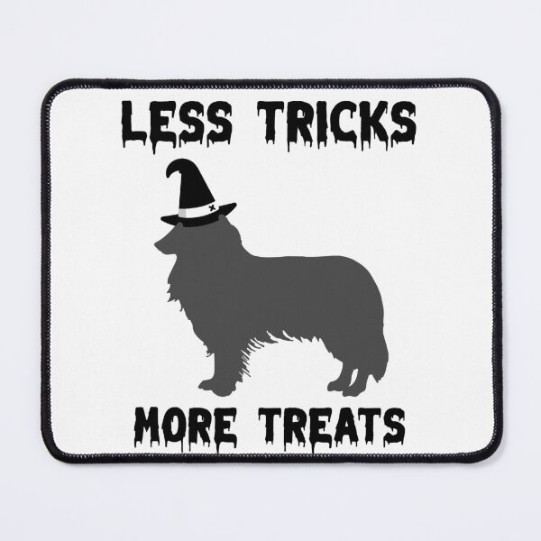 Item preview, Less Tricks More Treats  –Border Collie Cute Halloween Dog designed and sold by Hintotees.