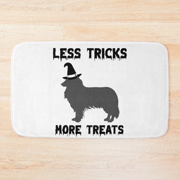 Item preview, Less Tricks More Treats  –Border Collie Cute Halloween Dog designed and sold by Hintotees.