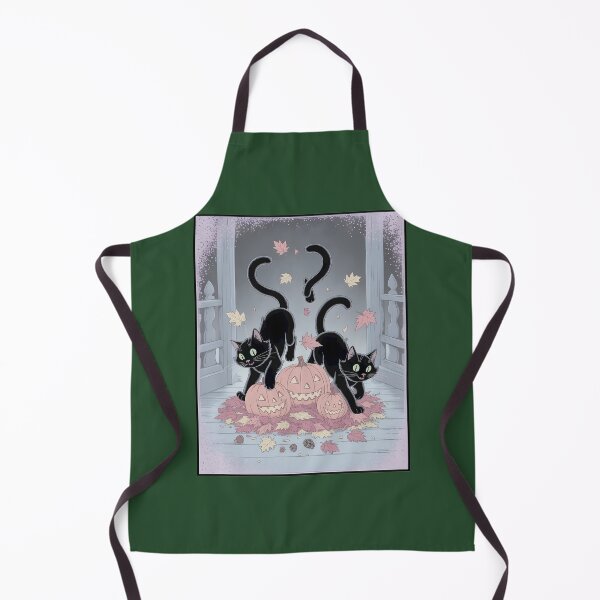 Item preview, Spooky Black Cats and Pumpkins Halloween Fall Feline Fun designed and sold by KarenfgTees.