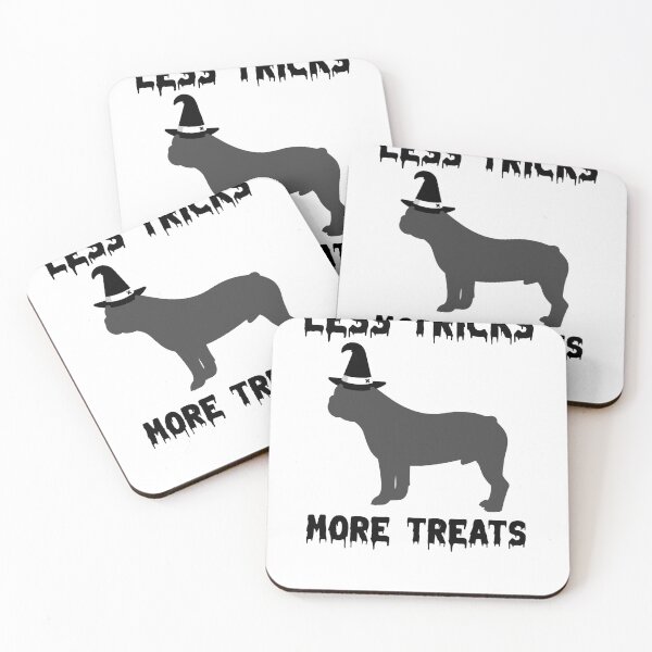 Item preview, Less Tricks More Treats – English British Bulldog Cute Halloween Dog designed and sold by Hintotees.