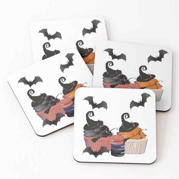 Item preview, Close-up of a table with Halloween pastries designed and sold by AdelineBoutique.