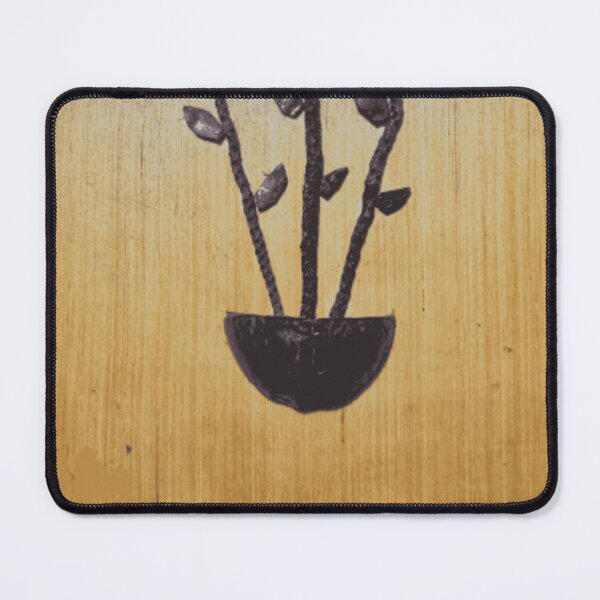 Item preview, Minimalist Black Flower Vase on Wood designed and sold by ameliasecott.