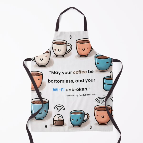 Item preview, May Your Coffee Be Bottomless designed and sold by The Cubicle Saint.