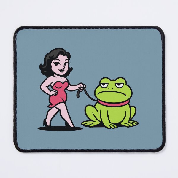 Item preview, Girl and the giant toad designed and sold by Cookies Rider Store.